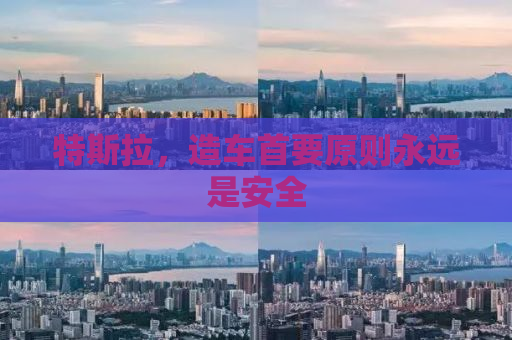 特斯拉，造车首要原则永远是安全
