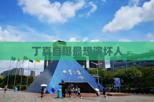丁真自曝最想演坏人