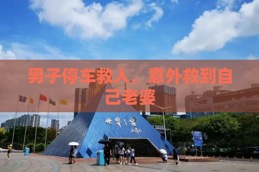 男子停车救人，意外救到自己老婆