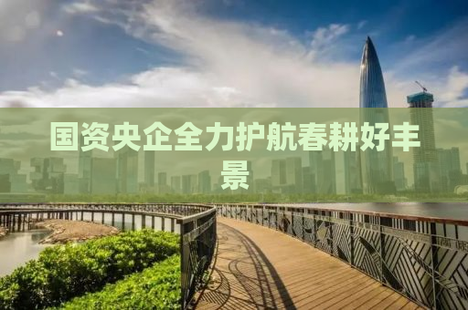 国资央企全力护航春耕好丰景