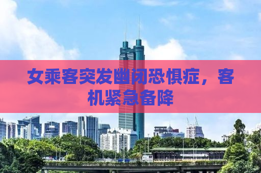女乘客突发幽闭恐惧症，客机紧急备降