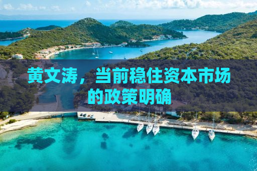 黄文涛，当前稳住资本市场的政策明确
