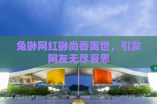 兔狲网红狲尚香离世，引发网友无尽哀思